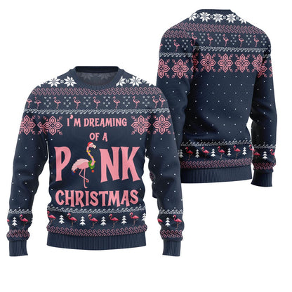 Flamingo Pinky Ugly Christmas Sweater