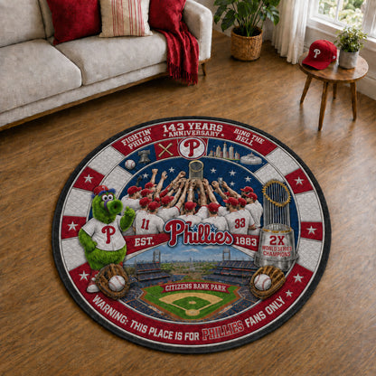 Alfombra personalizada de bienvenida premium de equipo de la MLB – Felpudo de béisbol personalizado