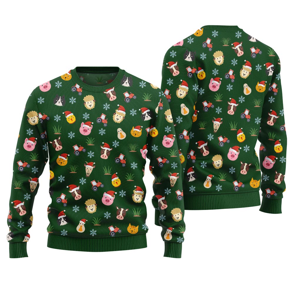 Farm Animal Cute Christmas Sweater