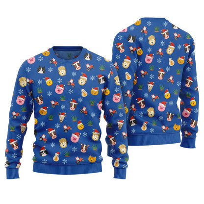 Farm Animal Cute Christmas Sweater