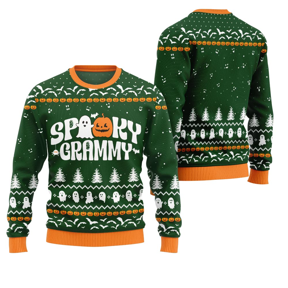 Spooky Grammy Ugly Halloween Sweater