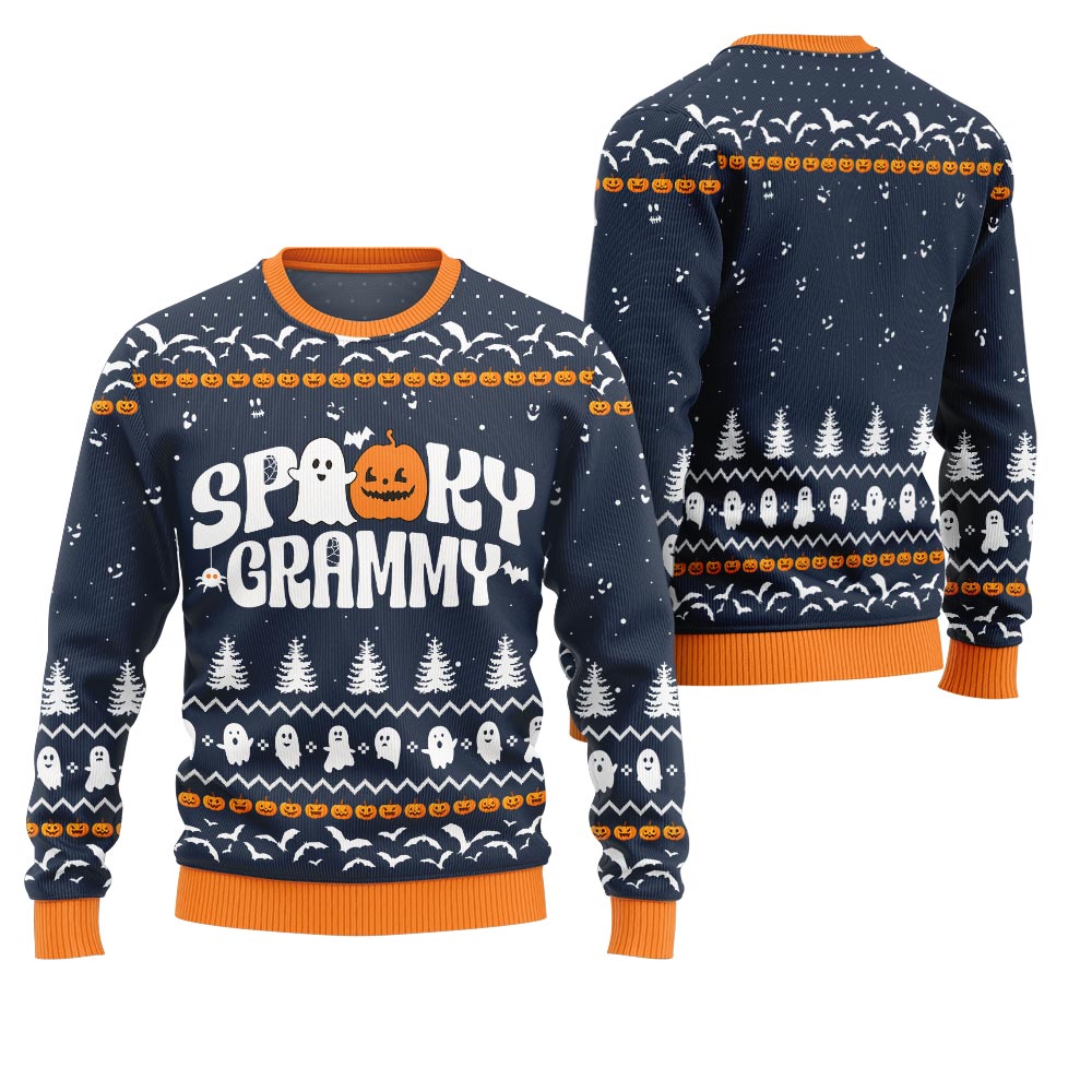 Spooky Grammy Ugly Halloween Sweater