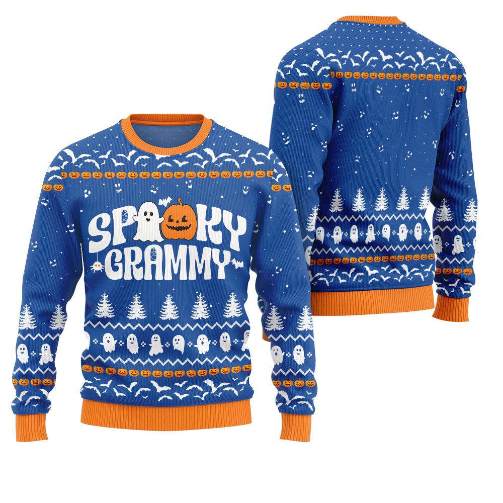 Spooky Grammy Ugly Halloween Sweater