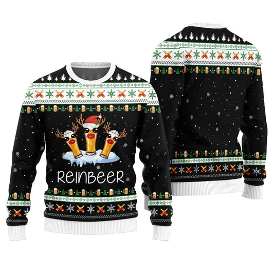 Reinbeer Funny Christmas Sweater
