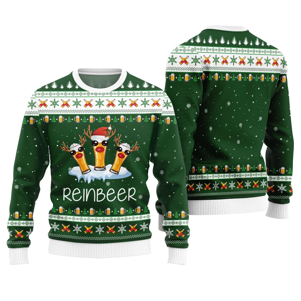 Reinbeer Funny Christmas Sweater