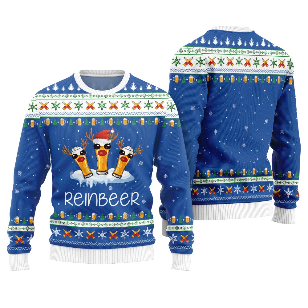 Reinbeer Funny Christmas Sweater