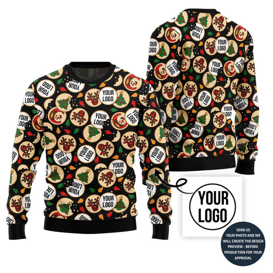 Custom Logo All Christmas Sweater