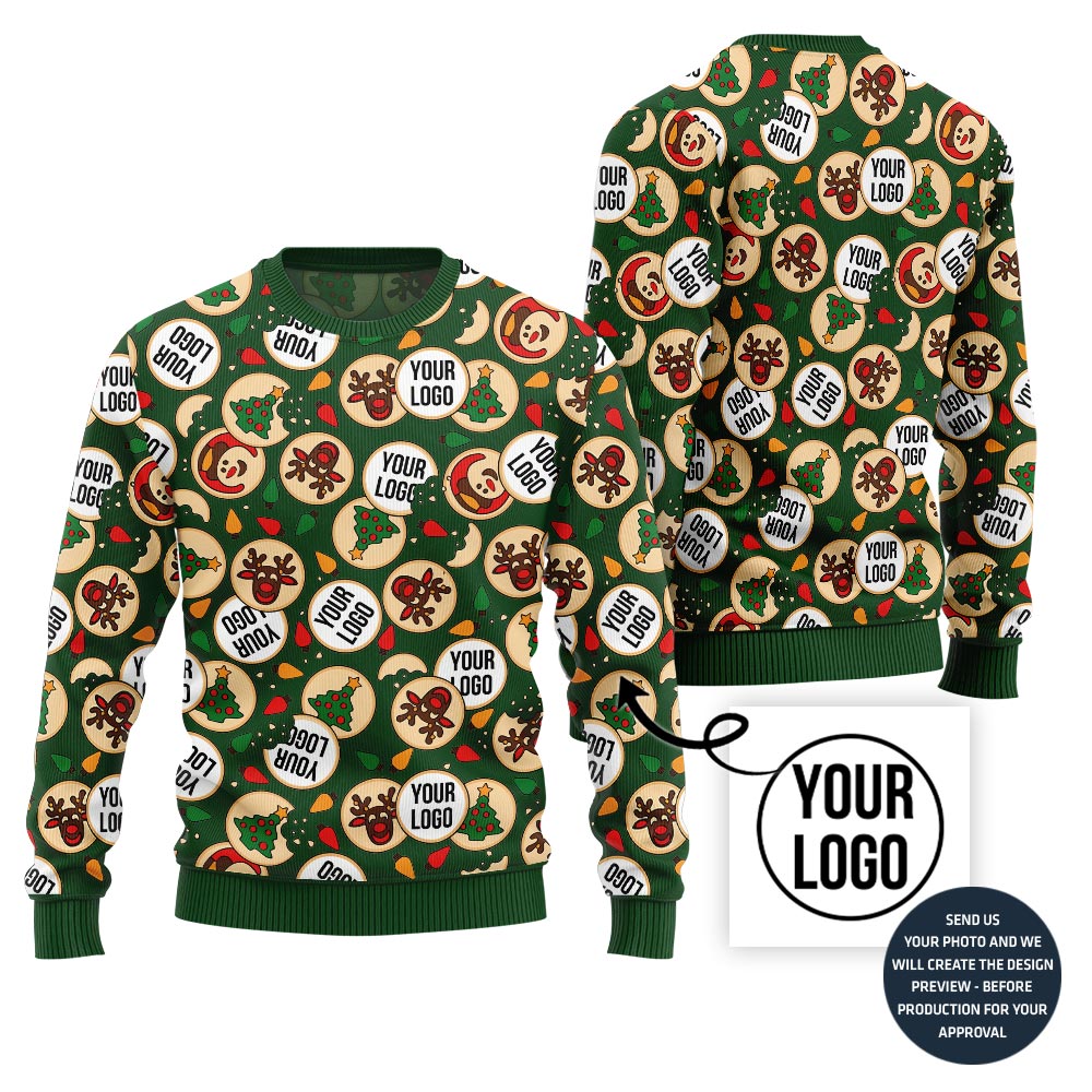 Custom Logo All Christmas Sweater