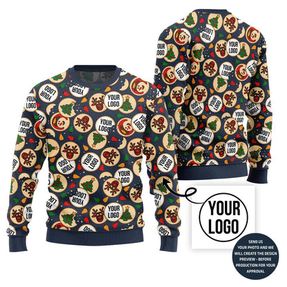 Custom Logo All Christmas Sweater