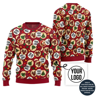 Custom Logo All Christmas Sweater