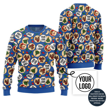 Custom Logo All Christmas Sweater