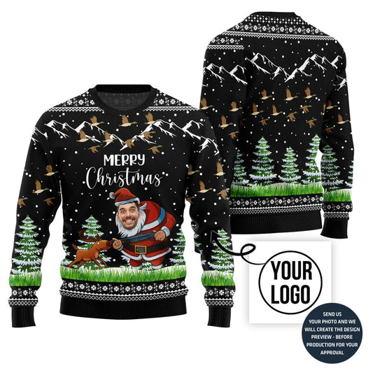 Merry Christmas Santa Hunting Sweater