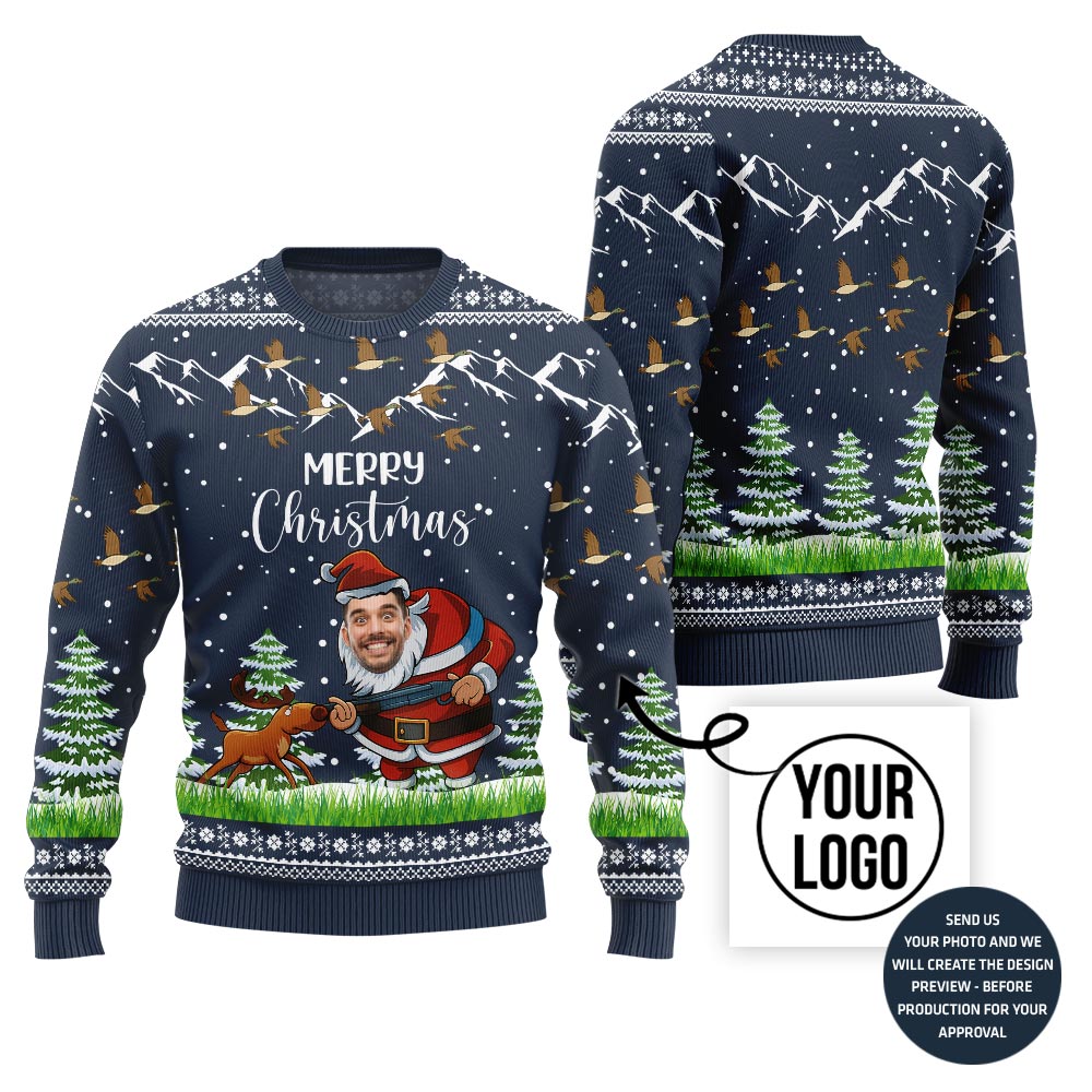 Merry Christmas Santa Hunting Sweater