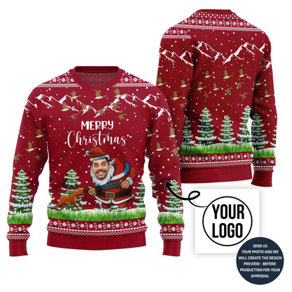 Merry Christmas Santa Hunting Sweater