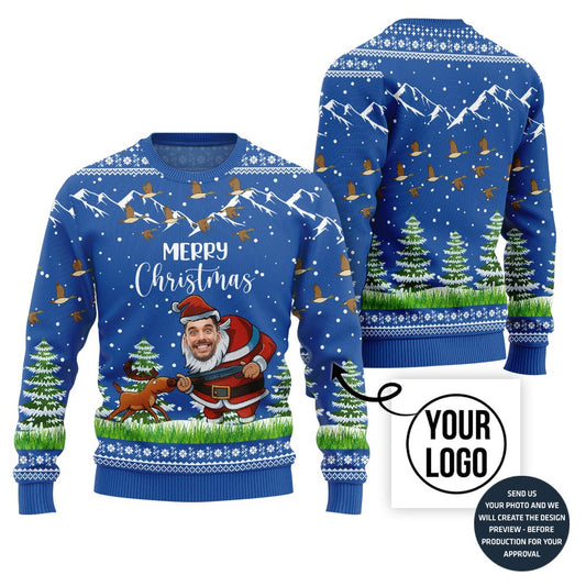 Merry Christmas Santa Hunting Sweater