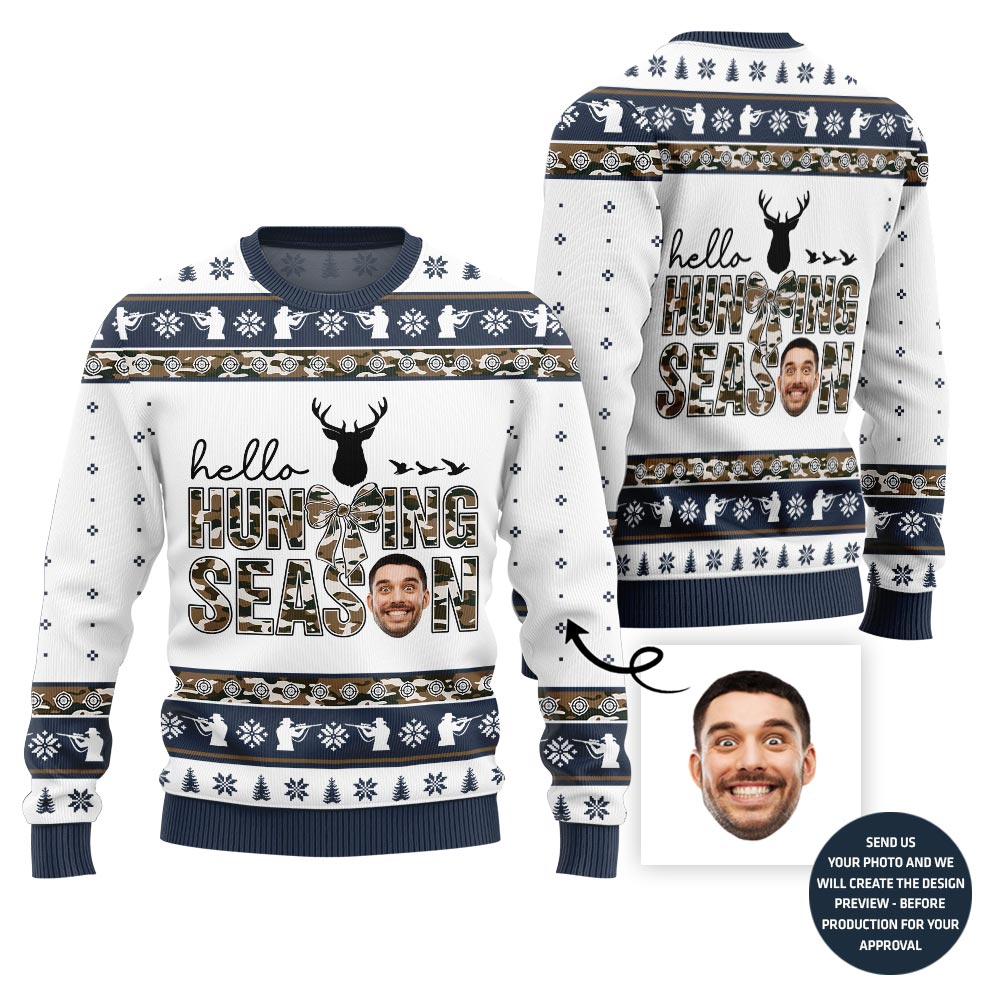 Hunting Season Custom Christmas Sweater