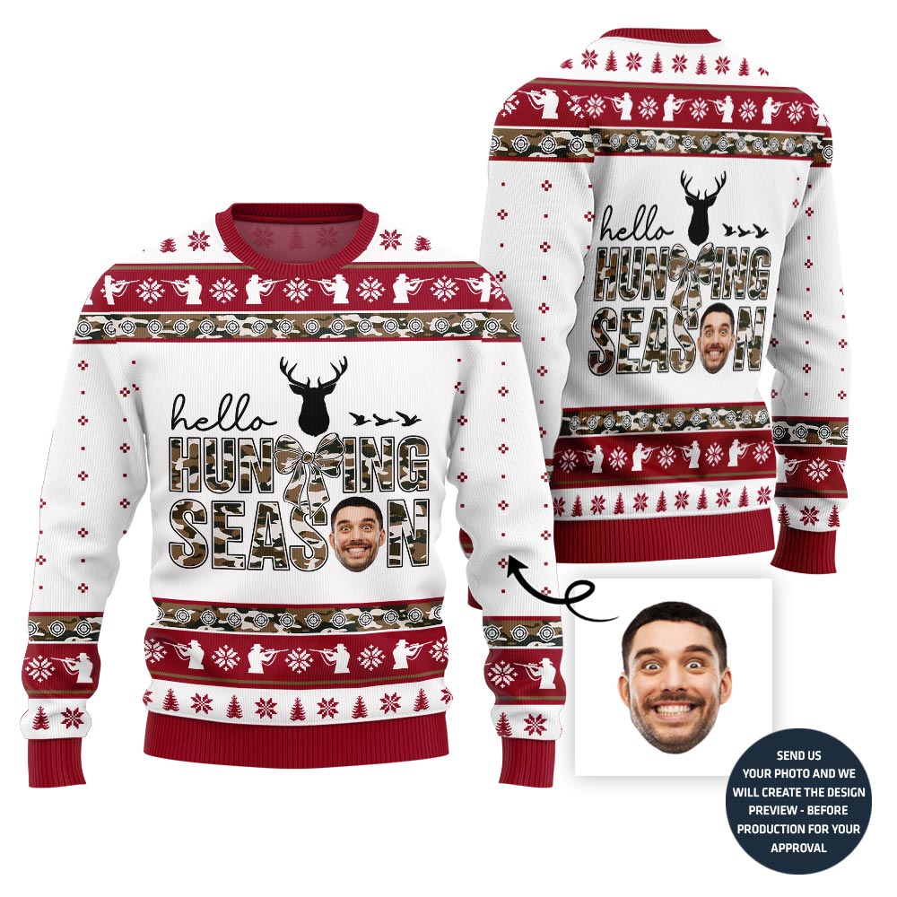 Hunting Season Custom Christmas Sweater