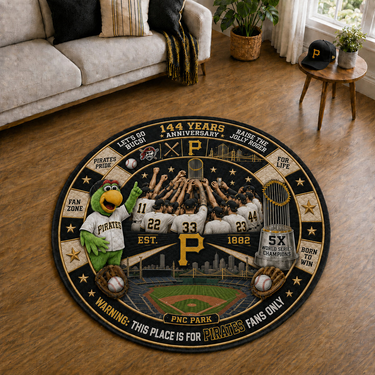 Alfombra personalizada de bienvenida premium de equipo de la MLB – Felpudo de béisbol personalizado