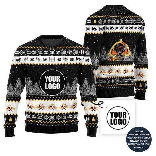 Custom Logo Restaurants Christmas Sweater