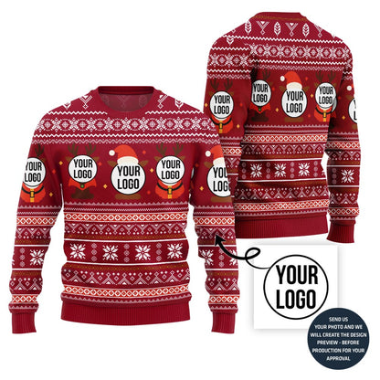 Custom Logos Ugly Christmas Sweater