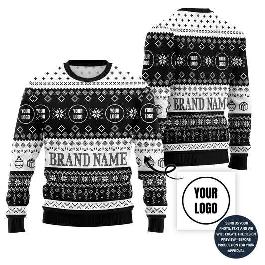 Logo Custom Ugly Christmas Sweater For Brand