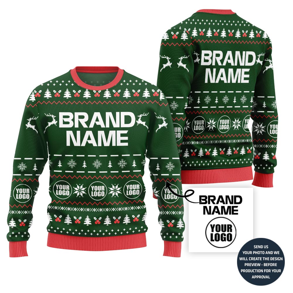 Mark Brand Name Ugly Christmas Sweater