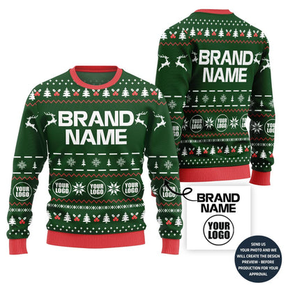 Mark Brand Name Ugly Christmas Sweater