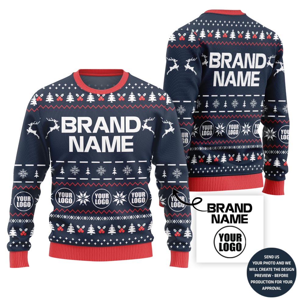 Mark Brand Name Ugly Christmas Sweater