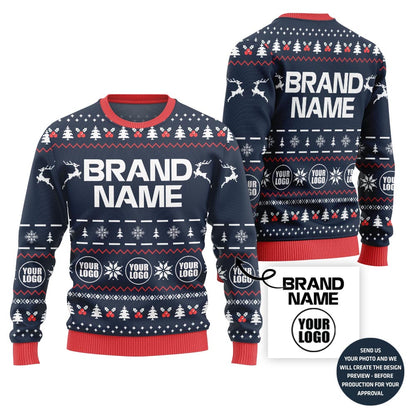 Mark Brand Name Ugly Christmas Sweater