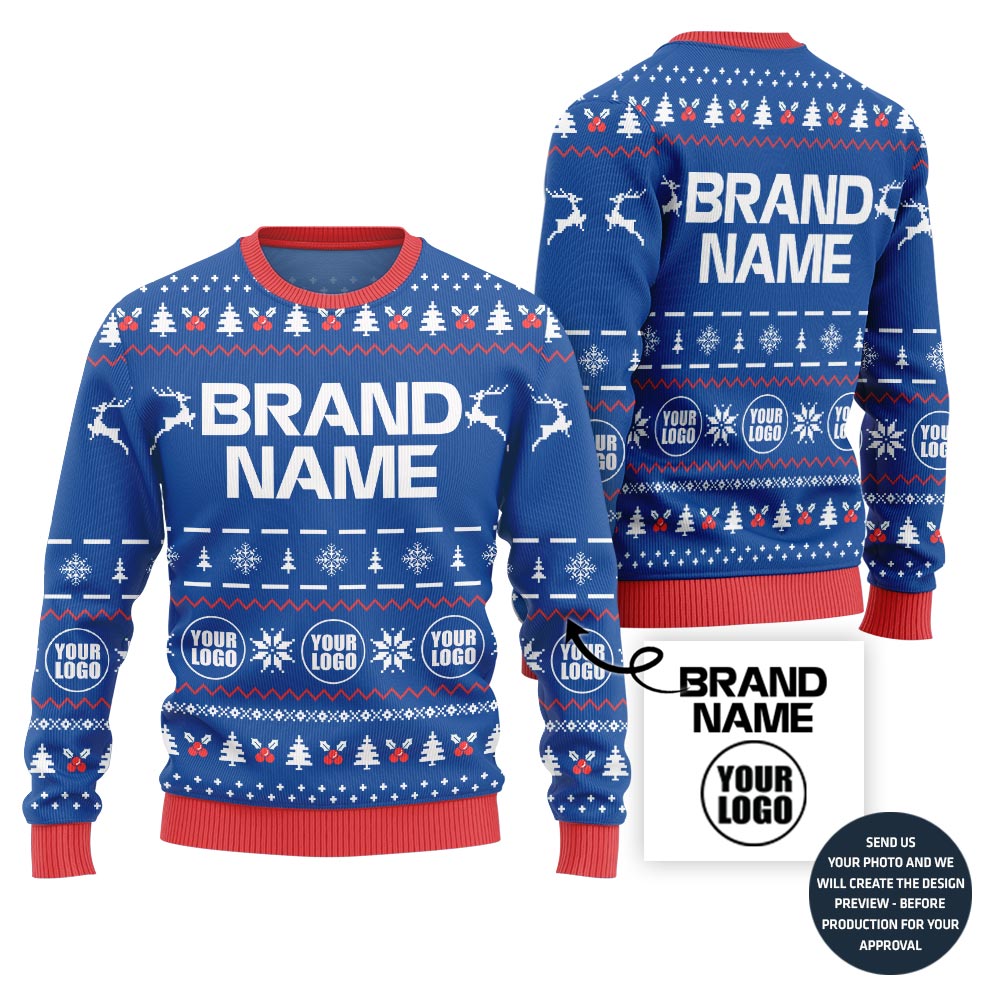 Mark Brand Name Ugly Christmas Sweater