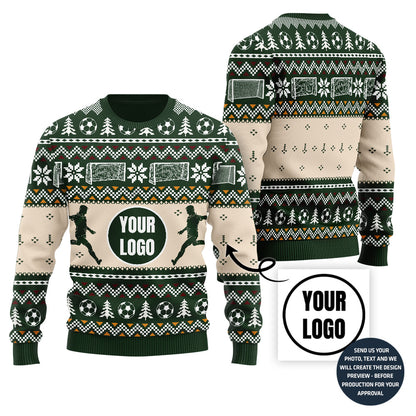Custom Soccer Christmas Sweater For Holiday