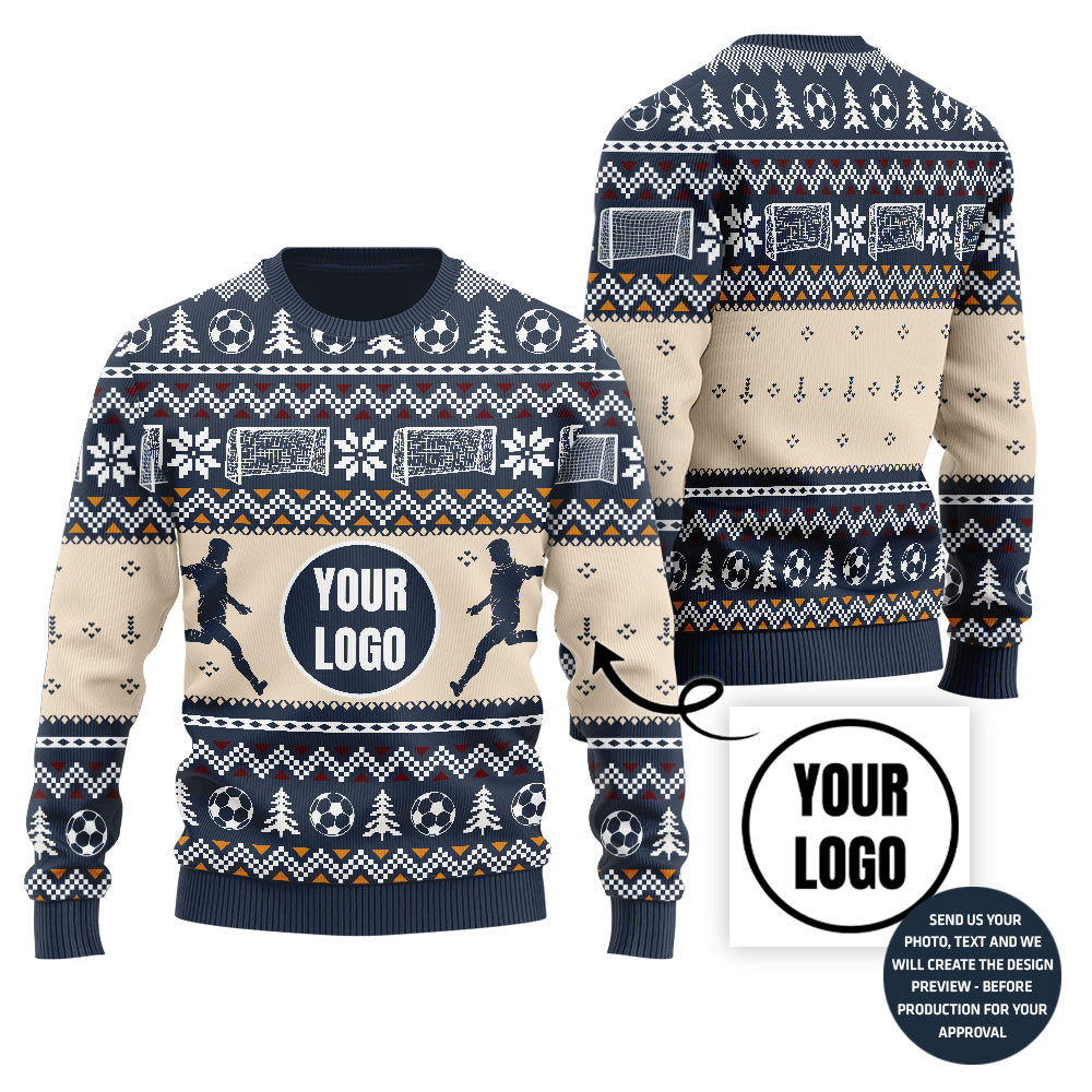 Custom Soccer Christmas Sweater For Holiday