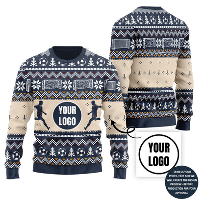 Custom Soccer Christmas Sweater For Holiday