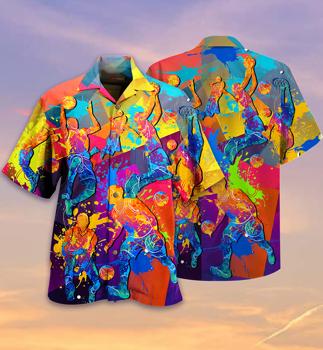 Basketball Love Color - Hawaiian Shirt 