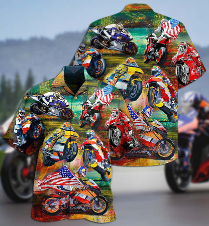 Motorsport Racing America - Hawaiian Shirt 