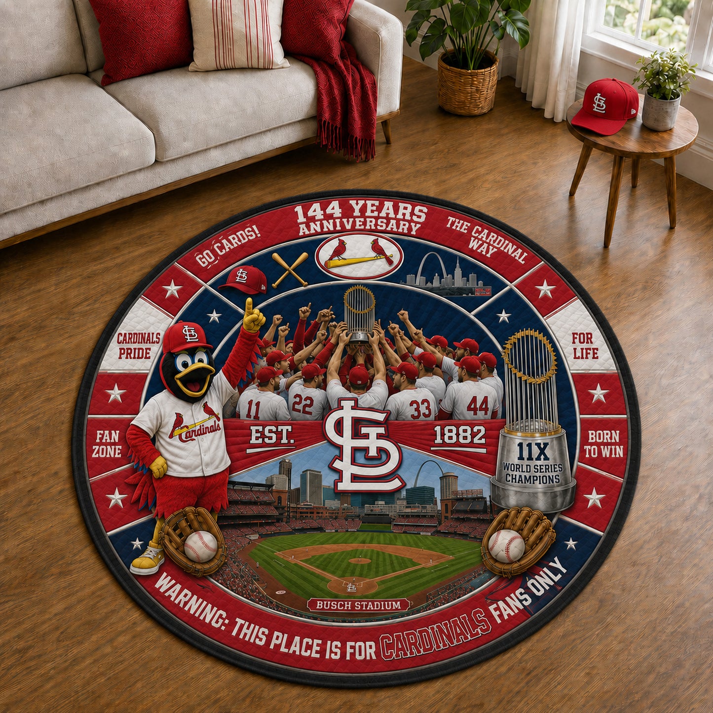 Alfombra personalizada de bienvenida premium de equipo de la MLB – Felpudo de béisbol personalizado