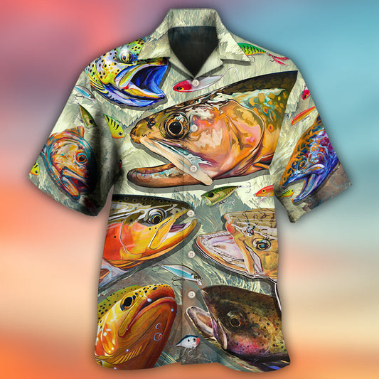 Fishing Is My Life Art Style - Hawaiian Shirt 
