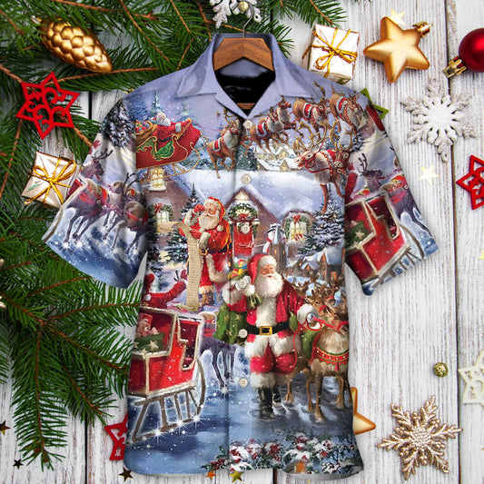 Christmas Santa Claus Comes Tonight - Hawaiian Shirt 