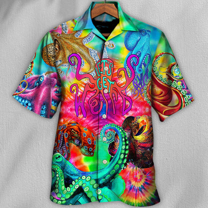 Hippie Let's Get Octopus - Unisex Hawaiian Shirt For Men and Women