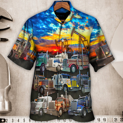 Truck Monster Classic Beautiful Sunset - Hawaiian Shirt 