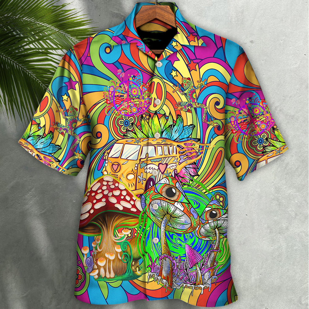 Hippie A Big Adventure Big Dream - Hawaiian Shirt 