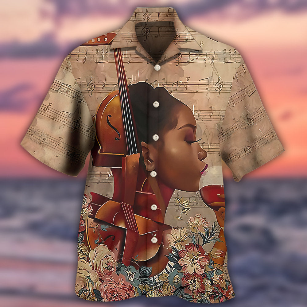 Music Lover Easily Distracted By Music And Wine - Hawaiian Shirt 