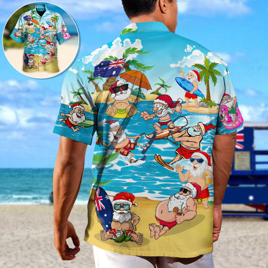 Christmas In July Santa Keeping The Christmas Spirit Alive Year Round - Unisex Hawaiian Shirt For Men and Women