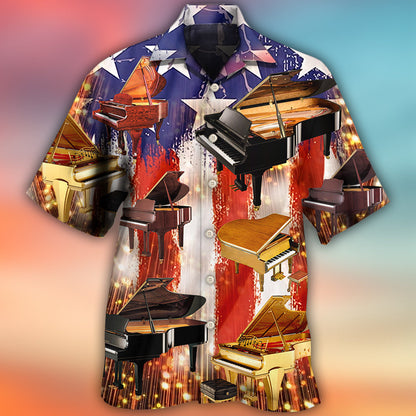 Piano Independence Day - Hawaiian Shirt 