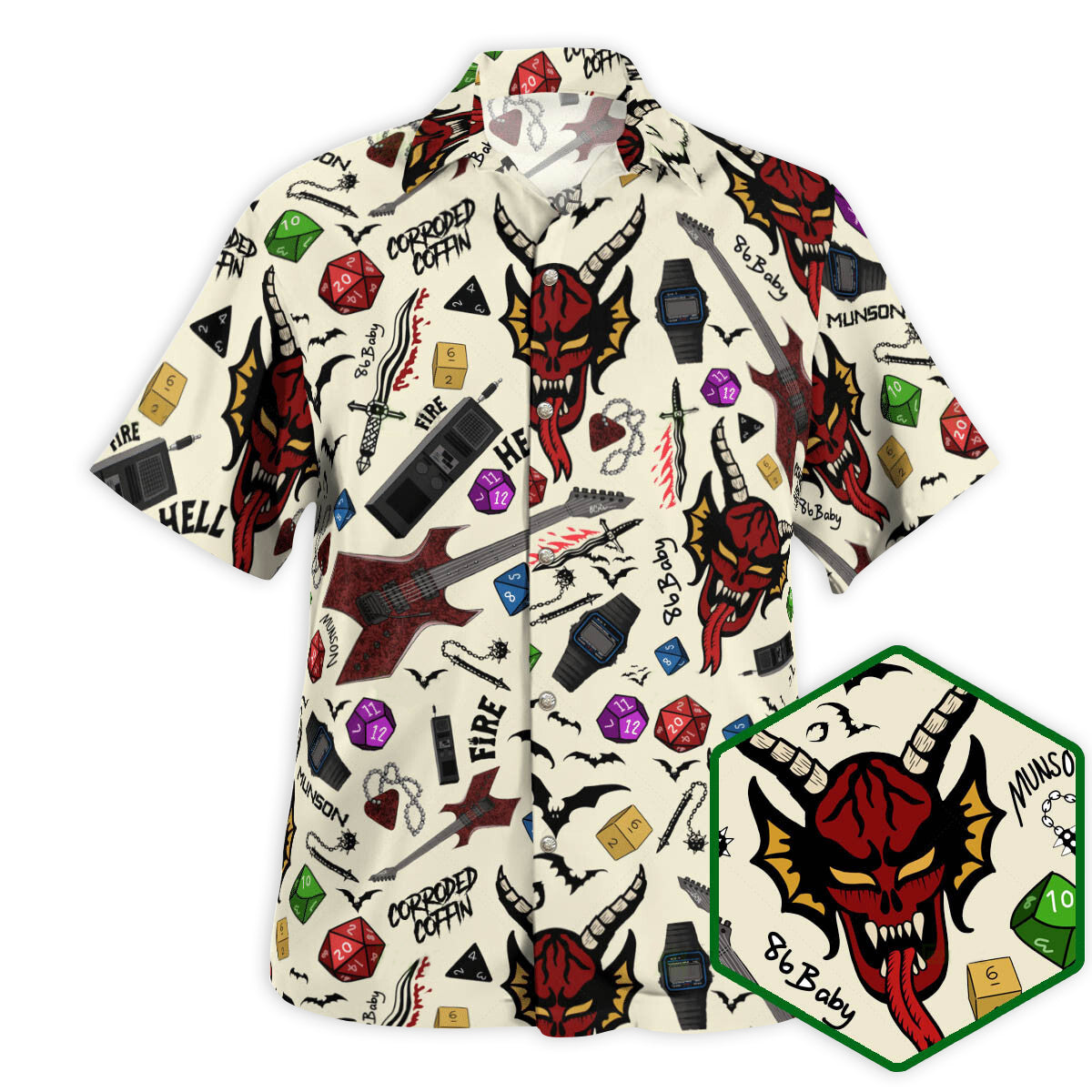 DnD Dungeon Crawlers Club ST - Hawaiian Shirt 