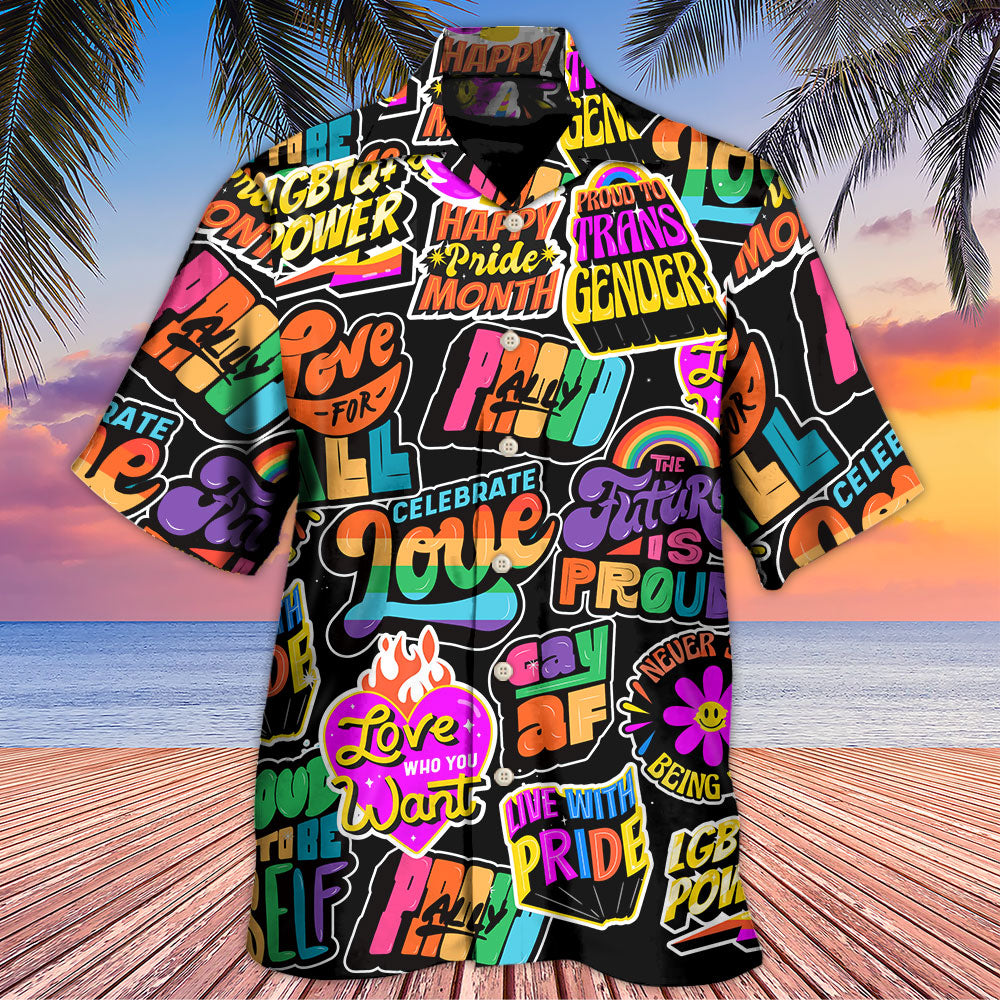 LGBT Love Is Love Pride Month - Hawaiian Shirt 