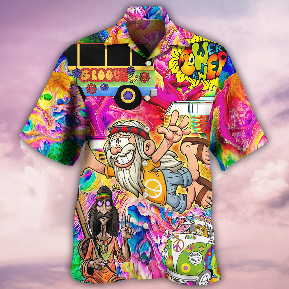Hippie I'm Not Old I'm Vintage - Hawaiian Shirt 