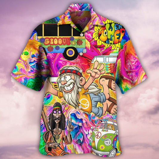 Hippie I'm Not Old I'm Vintage - Hawaiian Shirt 