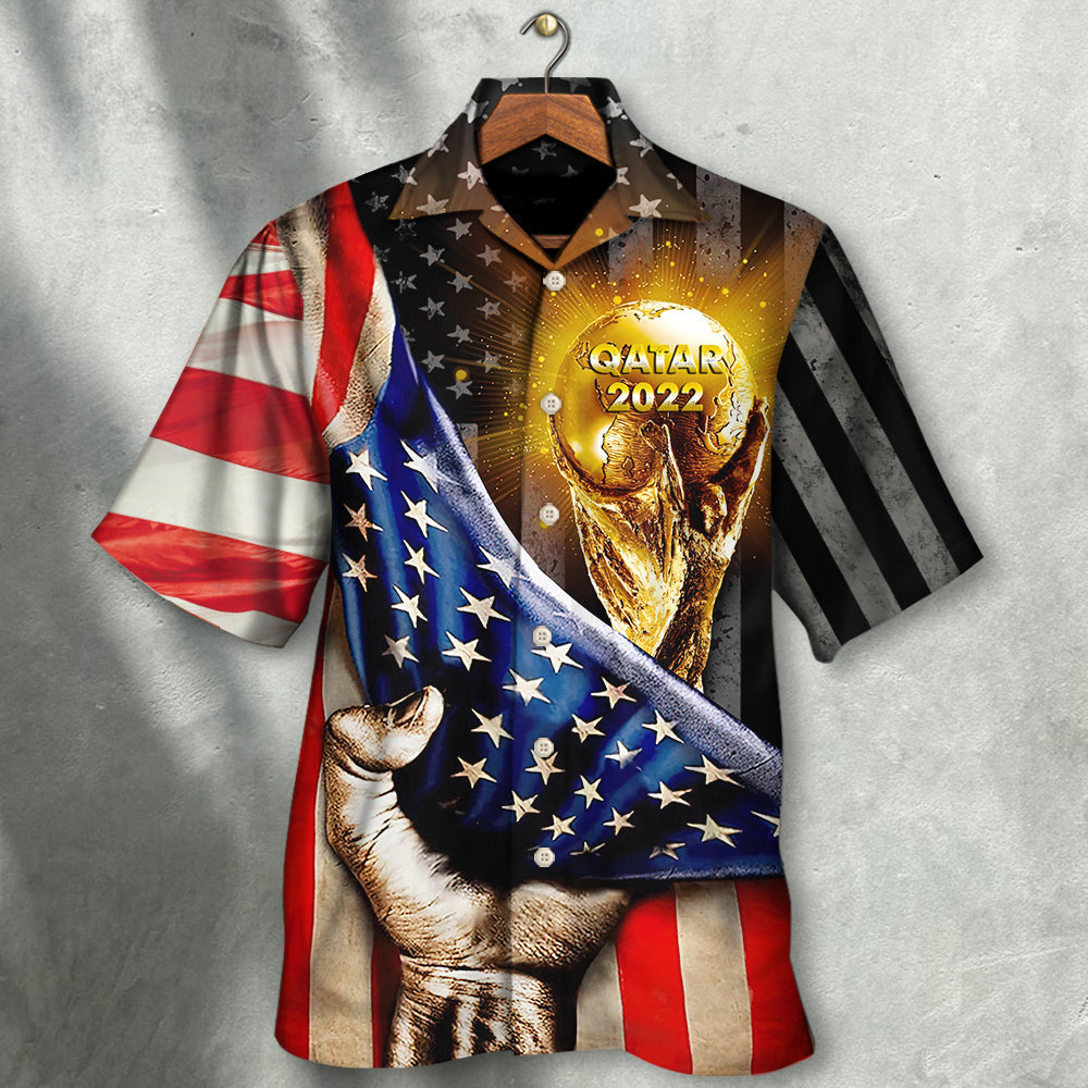 World Cup Qatar 2022 USA Will Be The Champion - Hawaiian Shirt 