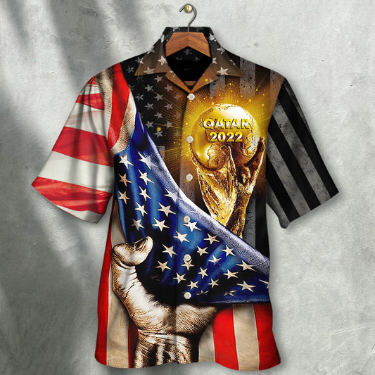 World Cup Qatar 2022 USA Will Be The Champion - Hawaiian Shirt 